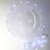 LED White Lights Bubbles Balloon