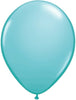 11 inch Caribbean Blue Balloon with Helium with Hi Float