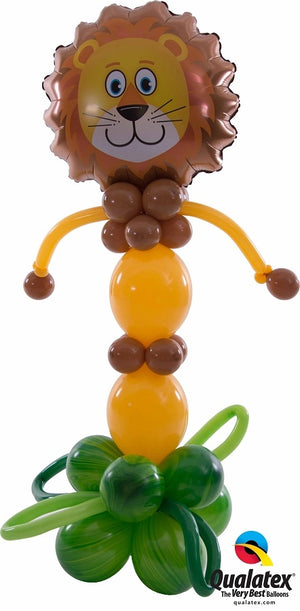 Jungle Lion Balloons Stand Up