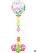 Llama Birthday Bubble Link Balloon Stand Up