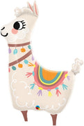 Llama Shape Foil Balloon with Helium and Weight