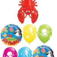Lobster Birthday Balloon Bouquet