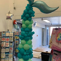 Mermaid Tail Balloon Column