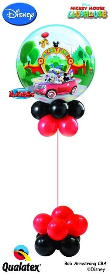 Mickey Mouse Disney Clubhouse Bubble Balloons Centerpiece