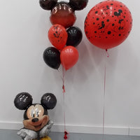 Mickey Mouse Jumbo Airwalker Balloon Bouquet Package
