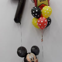 Mickey Mouse Personalize Name Number Airwalker Balloon Package