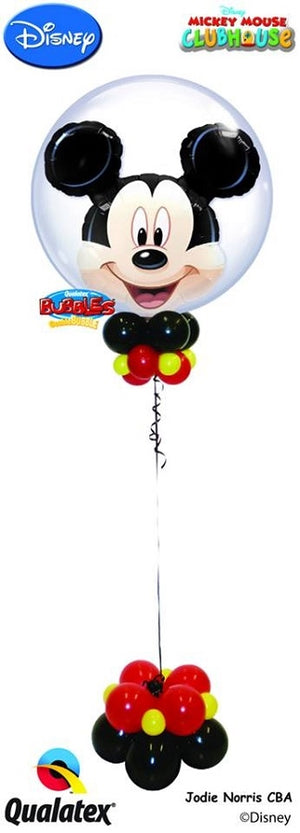Mickey Mouse Double Bubble Balloon Centerpiece