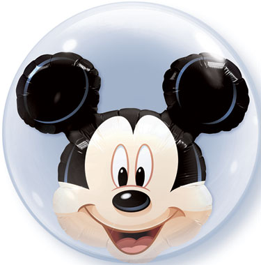 24 inch Mickey Mouse Double Bubble Balloon