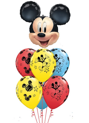 Mickey Mouse Forever Balloon Bouquet with Helium and Weight