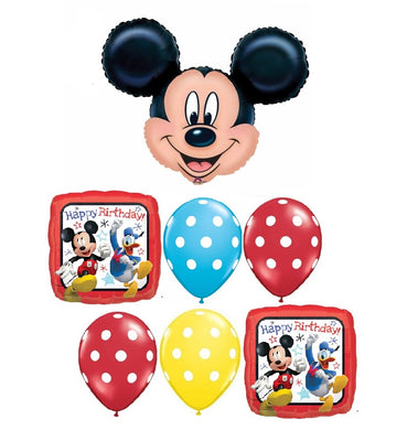 Mickey Mouse Donald Duck Birthday Polka Dots Balloon Bouquet