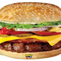 Mighty Bright Cheeseburger Balloon with Helium and Weight