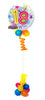 18th Birthday Brilliant Stars Bubble Balloon Centerpiece