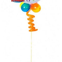 18th Birthday Brilliant Stars Bubble Balloon Centerpiece