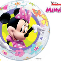 22 inch Minnie Mouse Bubble Balloon with Helium