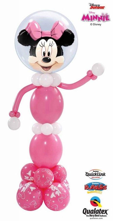 Minnie Mouse Double Bubble Balloon Stand Up