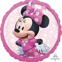 18 inch Minnie Mouse Forever Foil Balloon with Helium