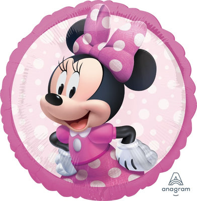 18 inch Minnie Mouse Forever Foil Balloon with Helium
