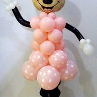 Minnie Mouse Pink Balloon Column