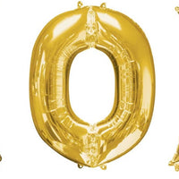 Jumbo Gold Letters Mom Foil Balloons with Helium and Weight