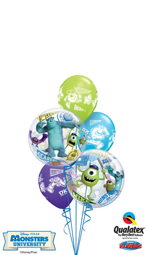 Monster University Inc Bubbles Birthday Balloon Bouquet