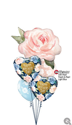 Mothers Day Roses Balloons Bouquet
