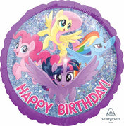 18 inch My Little Pony Happy Birthday Foil Balloon with Helum