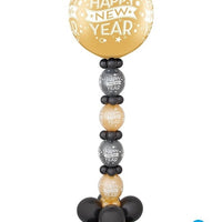 New Year Gold Balloon Stand Up