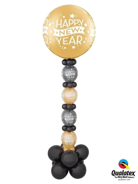 New Year Gold Balloon Stand Up