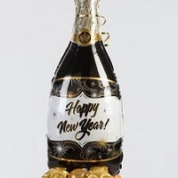 New Year Champagne Bottle Balloon Stand Up