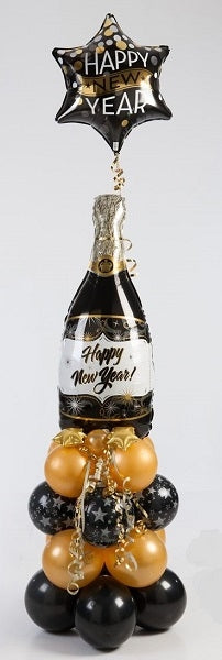 New Year Champagne Bottle Balloon Stand Up