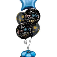 New Year Count Down Balloons Bouquet Stand Up