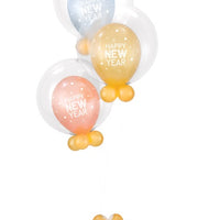New Years  Bubble Balloons Bouquet