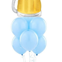 Oktoberfest Beer Mug See Through Balloon Bouquet with Helium Weight