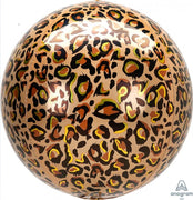 16 inch Orbz Leopard Animal Prints Foil Balloons with Helium