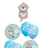 Otter Otterly Adorable Baby Boy  Balloons Bouquet