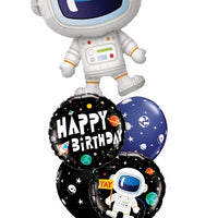 Outer Space Astronaut Planets Birthday Balloon Bouquet