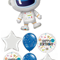 Outer Space Astronaut Planets Stars Birthday Balloon Bouquet