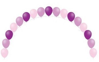 25 Foot Pearl Balloon Arch