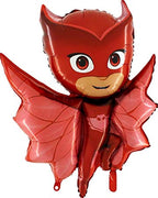 PJ Masks Owlette Shape Foil Balloon with Helium and Weight