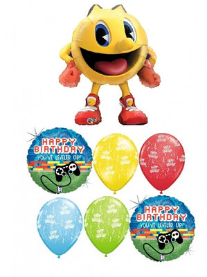 Pacman Happy Birthday Balloons Bouquet