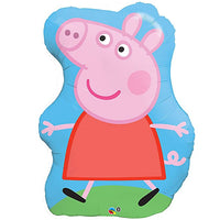 Peppa Pig Foil Balloon with Helium and Weight