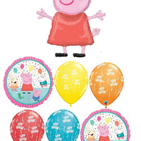 Peppa Pig George Happy Birthday Balloon Bouquet
