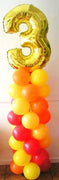 6 Foot Pick An Age Number Balloon Column