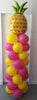 6 Foot Hawaiian Luau Tropical Pineapple Birthday Balloon Column Tower