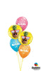 Hawaiian Luau Tropical Pineapple Sunglasses Birthday Balloon Bouquet
