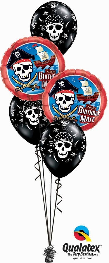 Pirate Birthday Party Balloons Bouquet