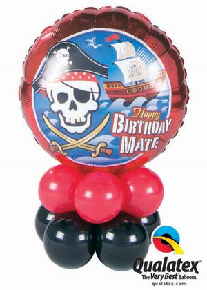 18 inch Pirate Birthday Mate Balloon Centerpiece
