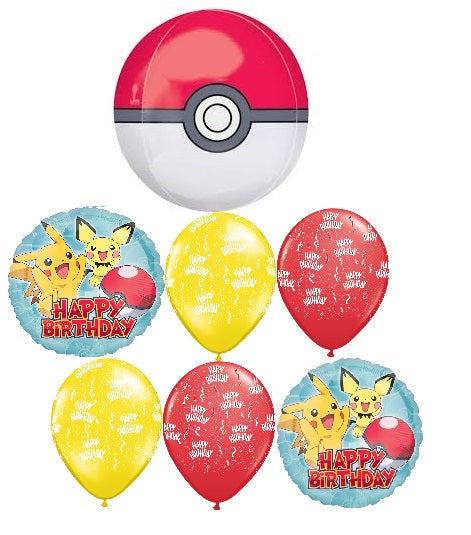 Ballon Pikachu 31'' Ballon Pokémon 18'' 16'' Pokeball Orbz Ballon