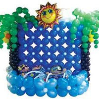 8 Foot Pool Party Beach Balloon Wall Decorations