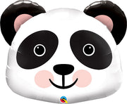 Precious Panda Head Foil Balloon with Helium and Weight